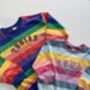 Embroidered Variety Name And Year Rainbow Jumper, thumbnail 2 of 2