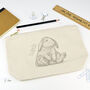 Personalised Rabbit Pompom Pencil Case, thumbnail 2 of 3