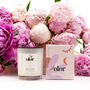 Peony Bloom Luxury Scented Candle, thumbnail 2 of 7