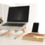 Laptop Stand, Desk Tidy And Phone Holder Bundle, thumbnail 3 of 3
