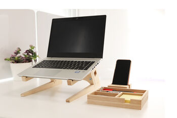 Laptop Stand, Desk Tidy And Phone Holder Bundle, 3 of 3