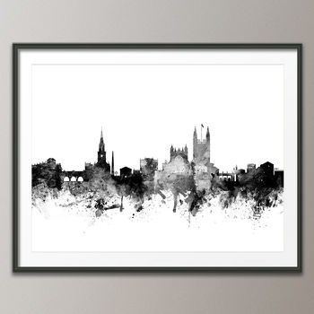 Bath Skyline Cityscape Art Print, 3 of 8