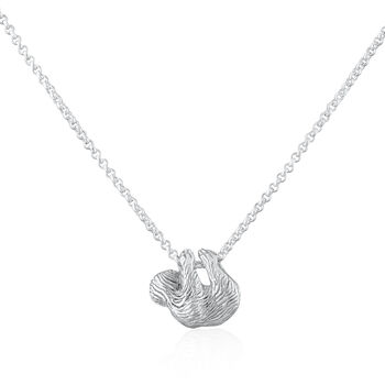 Silver Or Gold Plated Sloth Necklace, 9 of 11