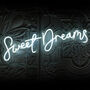 Sweet Dreams LED Neon Lit Sign, thumbnail 1 of 2