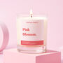 Scented Soy Candle Floral Scented Candle Pink Blossom, thumbnail 1 of 2