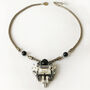 Art Deco Inspired Swarovski Crystal Necklace, thumbnail 2 of 5
