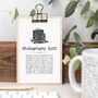 Photographer Gift Mini Wooden Sign With Hanger, thumbnail 1 of 7