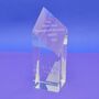 Personalised Optical Crystal Diamond Award, thumbnail 3 of 4