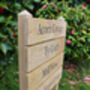 Multiple Direction Oak Sign Post, Up To Four Tier, thumbnail 2 of 8