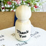 Mini Thank You Rubber Stamp For Crafting And Cards, thumbnail 4 of 7