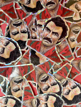 Tom Selleck Holographic Sticker, 5 of 5