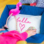 Personalised Name And Heart Pet Bed, thumbnail 2 of 3