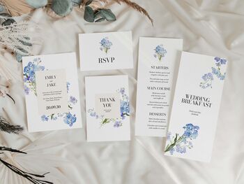 Forget Me Not Wedding Invitations, 4 of 4