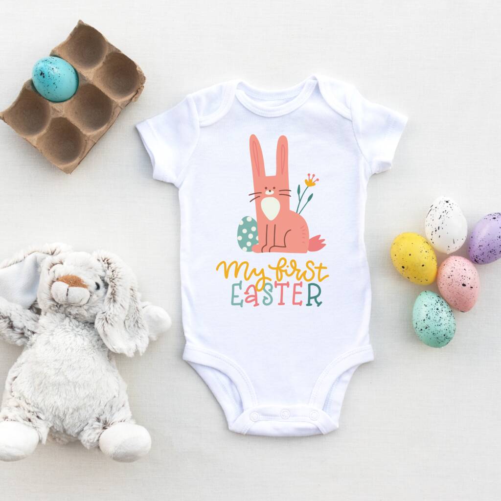 My First Easter Bunny Baby Sleepsuit By The Bababee