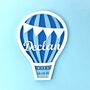 Personalised Hot Air Balloon New Baby Gift Wall Plaque, thumbnail 12 of 12