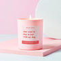Dog Lover Gift Candle Just Want To Stay In Bed With My Dog, thumbnail 1 of 6