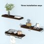 Pack Of Two Floating Display Rack Shelves, thumbnail 9 of 9