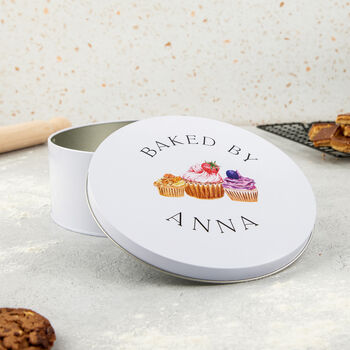 'Baked By Mummy' Cake Tin, 3 of 5