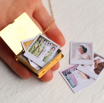 Personalised Family Album Miniature Locket Necklace, 3 of 10