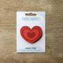 Heart Shaped Wooden Fridge Magnet, thumbnail 6 of 6