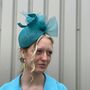 Turquoise Percher Hat 'Flutter', thumbnail 1 of 6