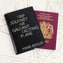 Personalised Travel Black Leather Passport Holder, thumbnail 1 of 2