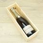 Personalised Happy Birthday Wooden Bottle Box, thumbnail 2 of 5