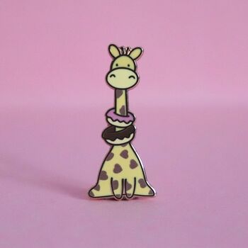 Cute Giraffe Enamel Pin, 6 of 6