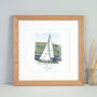 Personalised Watercolour Boat Sketch, thumbnail 6 of 7