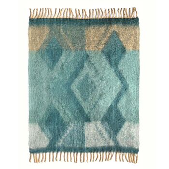 Zapotec Soft Green Recycled Throw, 5 of 6