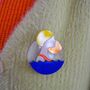 Sea Swimming Acrylic Brooch, thumbnail 5 of 8