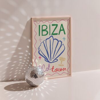 Ibiza Old Town Print, 3 of 4