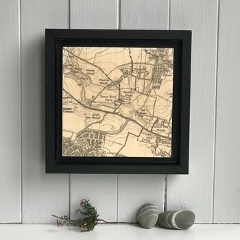 Personalised Map Timber Artwork, 8 of 11
