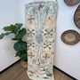 Softly Coloured Suzani Embroidered Bedspread Tapestry, thumbnail 1 of 2