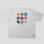 Formula One Legends Beer Mat Oversized T Shirt, thumbnail 2 of 10