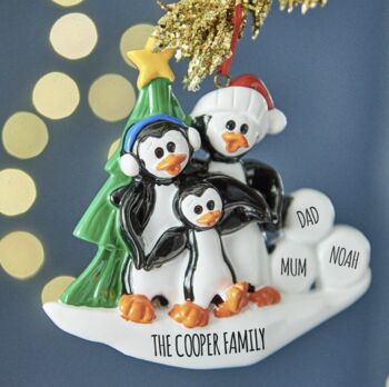 Christmas Tree Penguin Family, 2 of 5