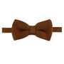 100% Polyester Diamond End Knitted Tie Caramel Brown, thumbnail 4 of 6
