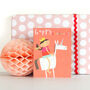 Mini Glittery Unicorn Birthday Card, thumbnail 3 of 5