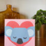 Handmade Pop Up Koala Card, thumbnail 3 of 4