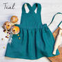 Linen Pinafore | Matching Personalized Aprons For Kids, thumbnail 6 of 12