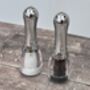 Chrome Skittle Shaped Salt And Pepper Shakers, thumbnail 1 of 3