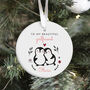 Personalised Girlfriend Ceramic Ornament With Name, thumbnail 3 of 7