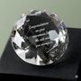 Personalised Diamond Paperweight, thumbnail 1 of 4
