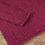 Alpina Donegal Wool Warm Red Scottish Jumper, thumbnail 5 of 8