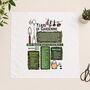 60th Birthday Gift For Gardeners Personalised Handkerchief Pair, thumbnail 1 of 9