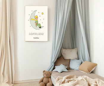 The Little Prince Book Nursery Art Print, 4 of 4