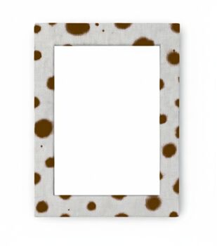 Upcycled Hand Painted Polka Dot Eco Wooden Photo Frame 5x7', 11 of 12