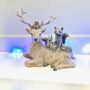 Winter Deer And Friends Ornament, thumbnail 1 of 6