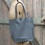 Leather Tote Shopper Winter Colours, thumbnail 4 of 12