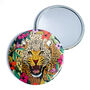 Wild Cat Leopard Handbag Mirror And Pouch, thumbnail 7 of 9